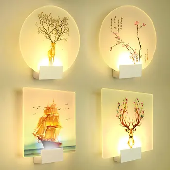 Modern Wall Bedroom Light With Switch Remote Control Dimming Round Square Picture LED Wall Lamp for Living room Bedside Fixture
Modern Wall Bedroom Light With Switch Remote Control Dimming Round Square Picture LED Wall Lamp for Living room Bedside Fixture