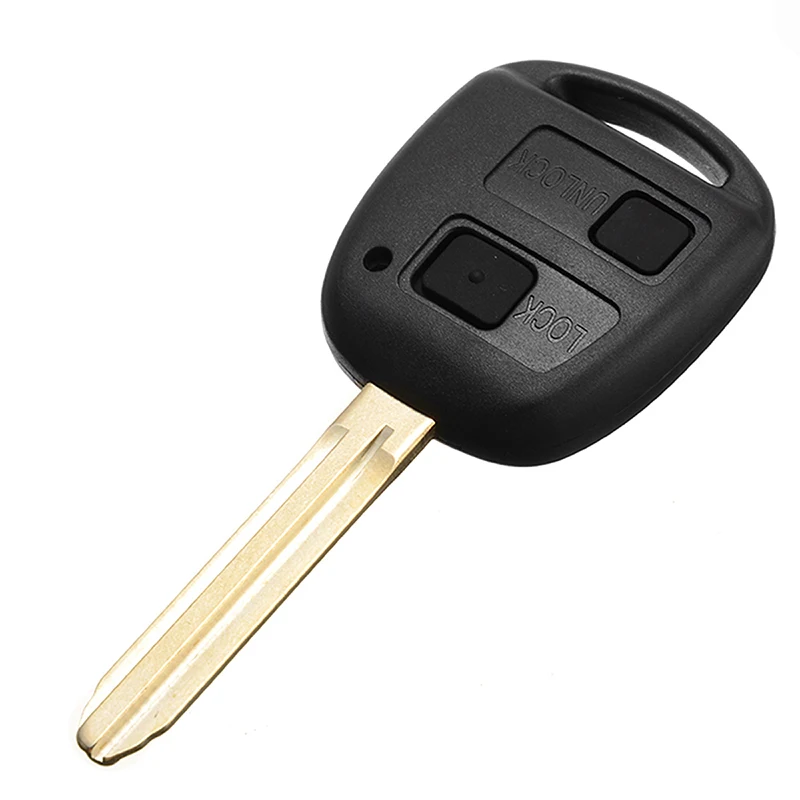 1pc Remote Car Key Shell Case For Toyota Yaris Prado Tarago Camry Corolla Blade + Rubber Button Pad + Micro Switches