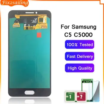 5.2'' Super AMOLED LCD for SAMSUNG Galaxy C5 C5000 LCD Display Touch Screen Digitizer Replacement Parts For Samsung C5
5.2'' Super AMOLED LCD for SAMSUNG Galaxy C5 C5000 LCD Display Touch Screen Digitizer Replacement Parts For Samsung C5
