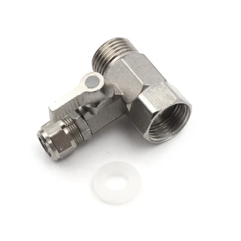 New 1pcs RO Feed Water Filter Purifier Adapter 1/2'' To 3/8'' Ball Valve Faucet Tap Safe Copper Nickel Plating
New 1pcs RO Feed Water Filter Purifier Adapter 1/2'' To 3/8'' Ball Valve Faucet Tap Safe Copper Nickel Plating