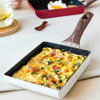 Aluminum alloy jade simmered rice stone mini rectangular fried egg non-stick pan thick egg flat bottom small frying pan LL101911
Aluminum alloy jade simmered rice stone mini rectangular fried egg non-stick pan thick egg flat bottom small frying pan LL101911