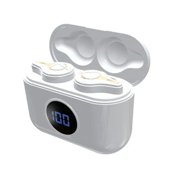 TWS 5.0 Bluetooth Earphone SE-16 Waterproof Hands-Free Earphone Sport Earbuds with Digital Display Charging Box (White) 
TWS 5.0 Bluetooth Earphone SE-16 Waterproof Hands-Free Earphone Sport Earbuds with Digital Display Charging Box (White)