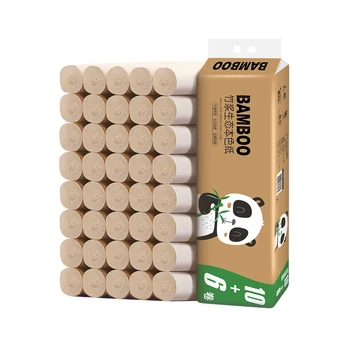 16 Rolls of One Bag Water Absorbtion Paper Soft Roll Paper Bamboo Pulp Coreless Tissue Paper for Home Toilet 
16 Rolls of One Bag Water Absorbtion Paper Soft Roll Paper Bamboo Pulp Coreless Tissue Paper for Home Toilet