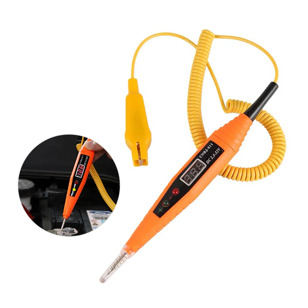 Digital Display Car Electrical Circuit Test Pen Voltage Tester Detector Automotive Auto Voltage Meter Power Probe Lamp Test Pen
Digital Display Car Electrical Circuit Test Pen Voltage Tester Detector Automotive Auto Voltage Meter Power Probe Lamp Test Pen