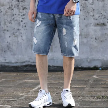 Fashion Casual Plus Size Shorts Jeans Men Hole Solid Knee Length Denim Pants Men Loose Jean Hombre
Fashion Casual Plus Size Shorts Jeans Men Hole Solid Knee Length Denim Pants Men Loose Jean Hombre