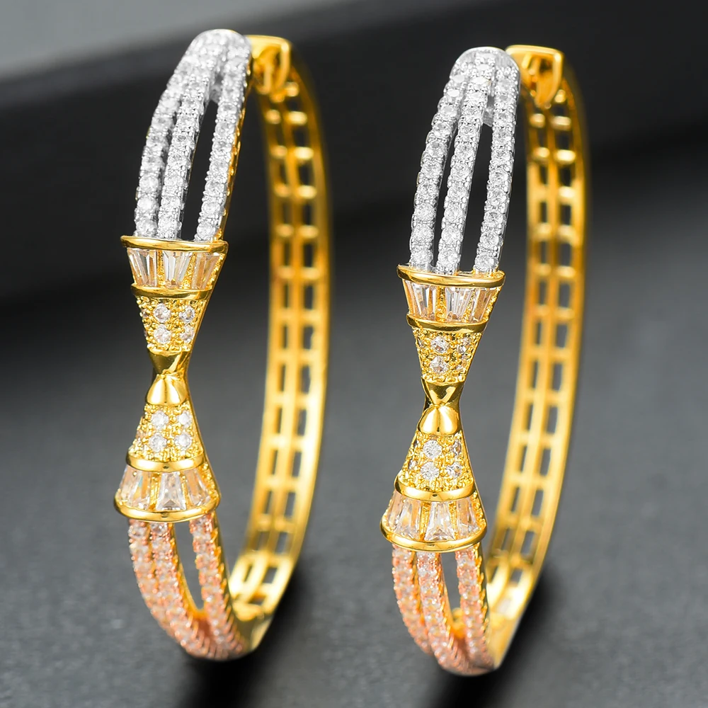 GODKI Luxury 3 Tone AAA Cubic Zircon Statement Big Hoop Earrings For Women Wedding DUBAI Bridal Square Circle Hoop Earrings 2019
GODKI Luxury 3 Tone AAA Cubic Zircon Statement Big Hoop Earrings For Women Wedding DUBAI Bridal Square Circle Hoop Earrings 2019