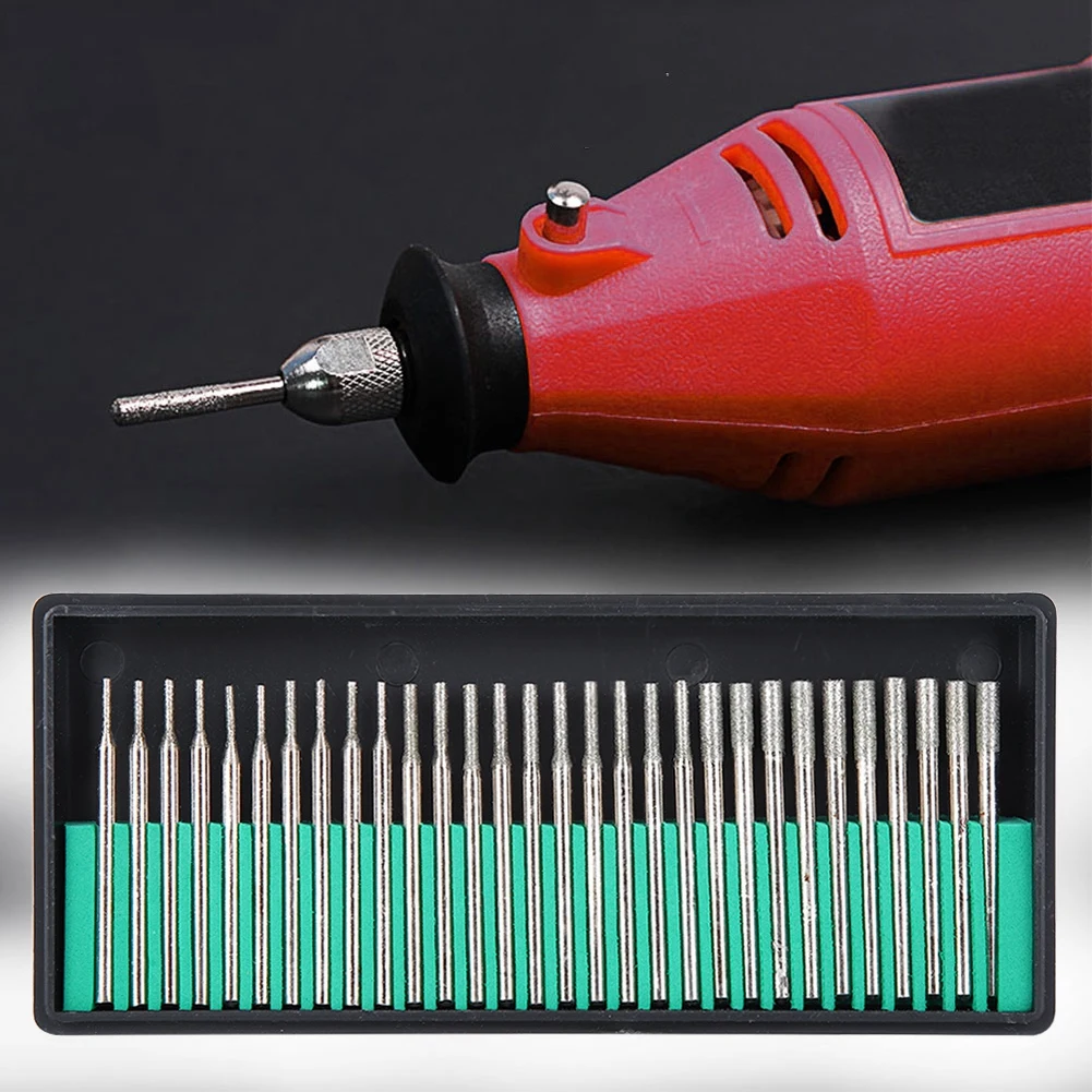 30Pcs Diamond Needle Sanding Tool Set Carving Accessory Grinder Head Cylindrical Hardware Accessory
30Pcs Diamond Needle Sanding Tool Set Carving Accessory Grinder Head Cylindrical Hardware Accessory