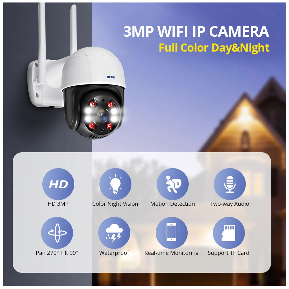 PTZ WiFi IP Camera Digital Zoom IR Human Detection Home Security CCTV Surveillance Outdoor Camera Wifi camera
PTZ WiFi IP Camera Digital Zoom IR Human Detection Home Security CCTV Surveillance Outdoor Camera Wifi camera