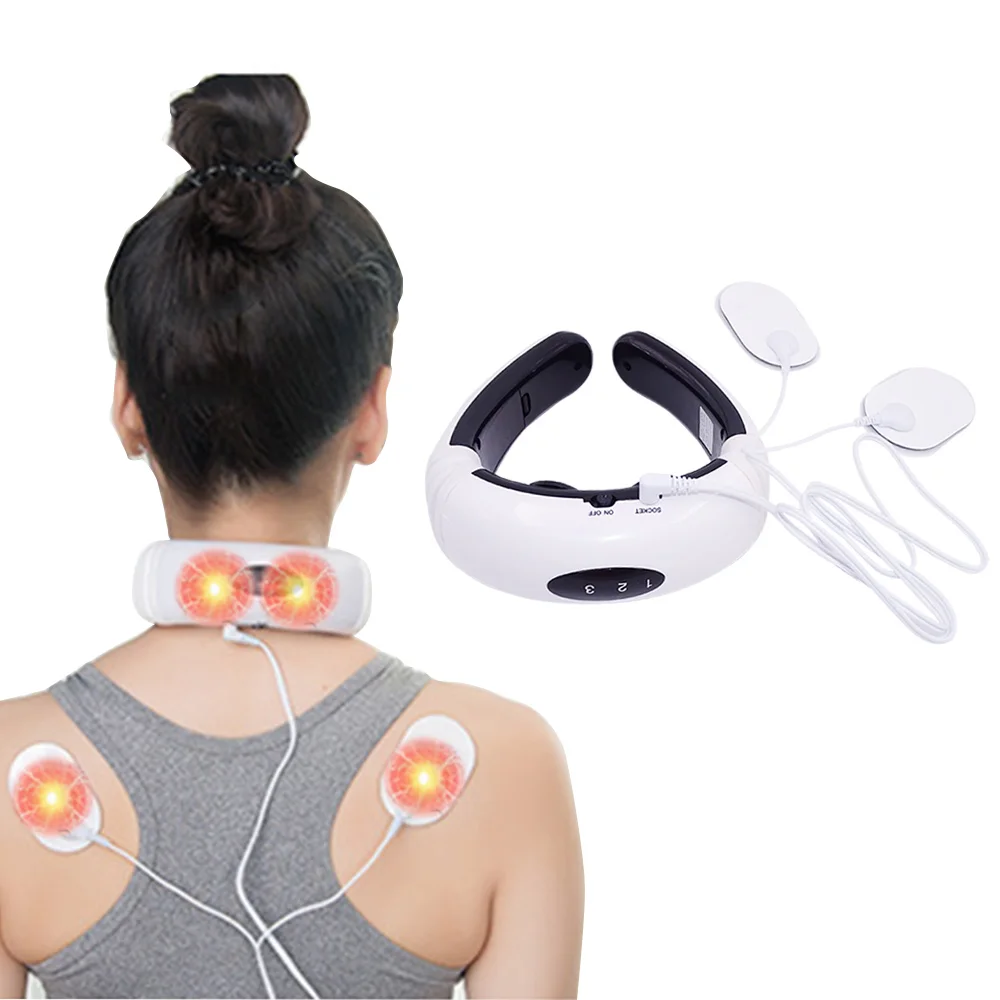 Electric Pulse Back and Neck Massager Far Infrared Heating Pain Relief Health Care Relaxation Tool Intelligent Cervical Massager
Electric Pulse Back and Neck Massager Far Infrared Heating Pain Relief Health Care Relaxation Tool Intelligent Cervical Massager