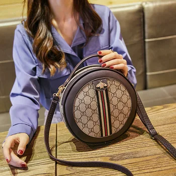 Spring and summer new trend hit color fashion small round bag pu leather shoulder messenger bag
Spring and summer new trend hit color fashion small round bag pu leather shoulder messenger bag