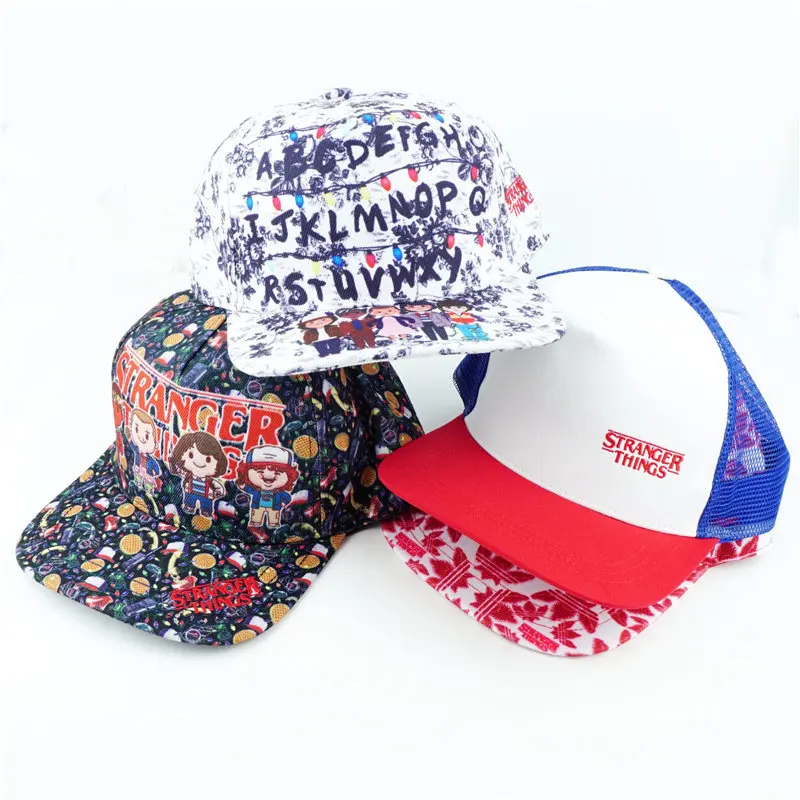 Cute Stranger Things Hat Trucker Baseball Snapback Caps Hip Hop Hats For Adult Boys Girls Cosplay Cap Gift Otaku
Cute Stranger Things Hat Trucker Baseball Snapback Caps Hip Hop Hats For Adult Boys Girls Cosplay Cap Gift Otaku