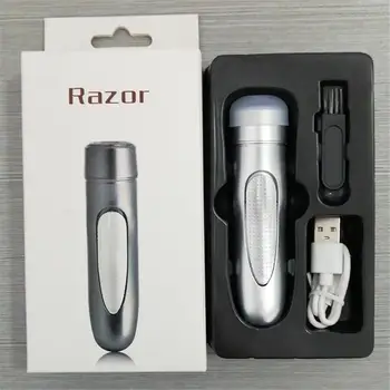 Men's Razor Mini Electric Rechargeable Shaver Painless Facial Hair Remover USB Portable Beard Trimmer With Cleaning Brush 
Men's Razor Mini Electric Rechargeable Shaver Painless Facial Hair Remover USB Portable Beard Trimmer With Cleaning Brush