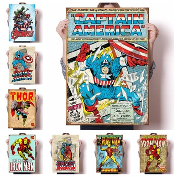 Marvel Superhero Iron Man Captain America Thor Thor Marvel Retro Comic Cover High Quality Canvas Poster Frameless o207
Marvel Superhero Iron Man Captain America Thor Thor Marvel Retro Comic Cover High Quality Canvas Poster Frameless o207