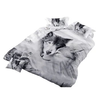 3Pcs Wolf Couples Bedding Kids 3D Bedding Cool Wolf Duvet Cover Set 3D Painting Duvet Cover 1x quilt cover+2x pillowcase F115
3Pcs Wolf Couples Bedding Kids 3D Bedding Cool Wolf Duvet Cover Set 3D Painting Duvet Cover 1x quilt cover+2x pillowcase F115