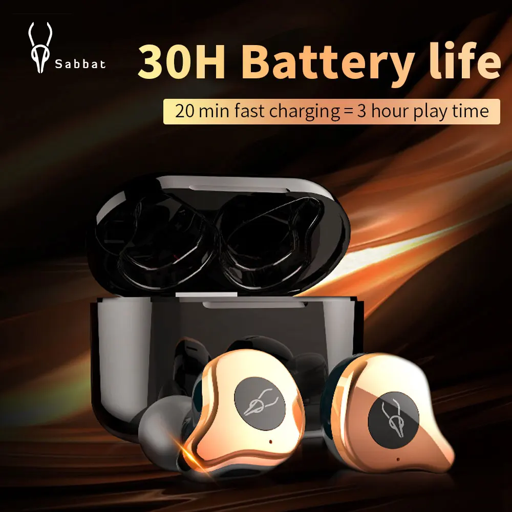 Original Sabbat E12 Ultra TWS Qualcomm QCC3020 BT5.0 Aptx Wireless Earphones Sports HiFi Stereo Earbuds Noise Reduction Headset
Original Sabbat E12 Ultra TWS Qualcomm QCC3020 BT5.0 Aptx Wireless Earphones Sports HiFi Stereo Earbuds Noise Reduction Headset