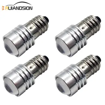 4 pcs 3030 3smd E10 LED Upgrade Bulb Flashlight torch Replacement bulb Non-polarity 12V White indicator lamp
4 pcs 3030 3smd E10 LED Upgrade Bulb Flashlight torch Replacement bulb Non-polarity 12V White indicator lamp