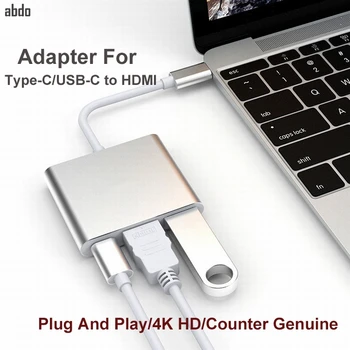OTG Adapter For USB-C/Type-C To HDMI USB3.0 4K HD TV set Phone/Laptop MacBook MateBooK Connect Projector/Display/Game Console
OTG Adapter For USB-C/Type-C To HDMI USB3.0 4K HD TV set Phone/Laptop MacBook MateBooK Connect Projector/Display/Game Console