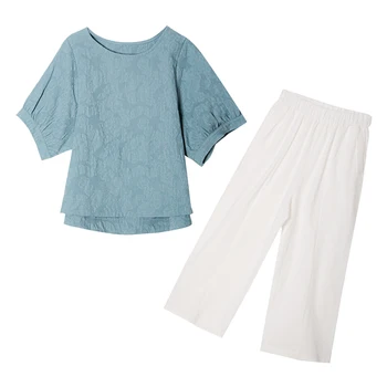 Cotton Line Pant Suit Summer Cloth Women Plus Size sports suit Top And Pant Two Piece Set embroidery Matching Set outfit
Cotton Line Pant Suit Summer Cloth Women Plus Size sports suit Top And Pant Two Piece Set embroidery Matching Set outfit