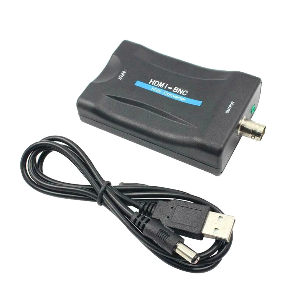 Mini HDMI To BNC Video Converter Composite Video Signal Converter Adapter VHS DVD Player PAL/NTSC
Mini HDMI To BNC Video Converter Composite Video Signal Converter Adapter VHS DVD Player PAL/NTSC