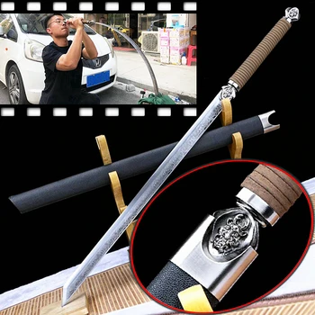 Tradition Handmade Chinese Tang Dynasty KungFu Dao Sword Katana Strong High Carbon Steel Blade Sharp Outdoors Battle Knife Saber
Tradition Handmade Chinese Tang Dynasty KungFu Dao Sword Katana Strong High Carbon Steel Blade Sharp Outdoors Battle Knife Saber