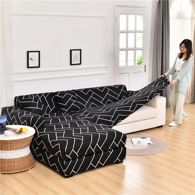 1PC Sofa Cover Geometric Couch Cover Elastic Sofa Cover Living Room Pets Corner L Shaped Chaise Longue Sofa Slipcover Pillowcase
1PC Sofa Cover Geometric Couch Cover Elastic Sofa Cover Living Room Pets Corner L Shaped Chaise Longue Sofa Slipcover Pillowcase