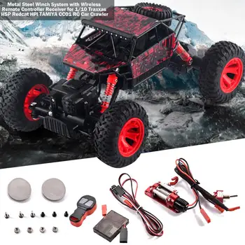 Wireless Remote Controller Metal Steel Winch System with Receiver for 1 to 10 Traxxas HSP Redcat HPI TAMIYA CC01 RC Car Crawler
Wireless Remote Controller Metal Steel Winch System with Receiver for 1 to 10 Traxxas HSP Redcat HPI TAMIYA CC01 RC Car Crawler