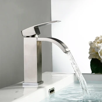 Brushed Nickel Brass Deck Mounted Single Holder Hole Basin Hybrid Hot And Cold Water Bathroom Faucet
Brushed Nickel Brass Deck Mounted Single Holder Hole Basin Hybrid Hot And Cold Water Bathroom Faucet