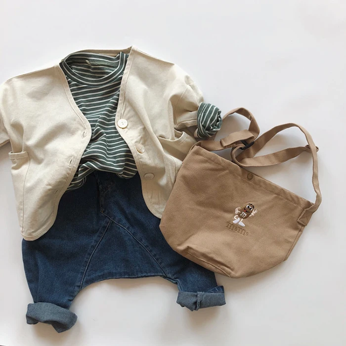 Korean Style Baby Boys Girls Cowboy Pants Kids Casual Elastic Waist Pant Children's Clothing Autumn Baby Boys Girls Jeans 42 H15d7a3d35ed3482a8900d381652f5ab4m