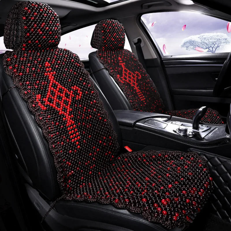 Refrigeration Wooden Bead Automobile Seat Cushion Summer Monolithic Backrest Four Seasons Common Single Seat Beads Seat Cushion
Refrigeration Wooden Bead Automobile Seat Cushion Summer Monolithic Backrest Four Seasons Common Single Seat Beads Seat Cushion