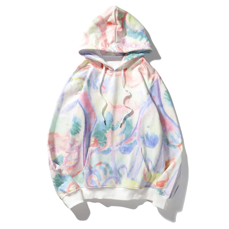 Tie-dye Gradient Color Pullover Hooded Couple Oversize Sweatshirt Man's Women's Hoodies 2020 Autumn Long Sleeve Hooded Top
Tie-dye Gradient Color Pullover Hooded Couple Oversize Sweatshirt Man's Women's Hoodies 2020 Autumn Long Sleeve Hooded Top