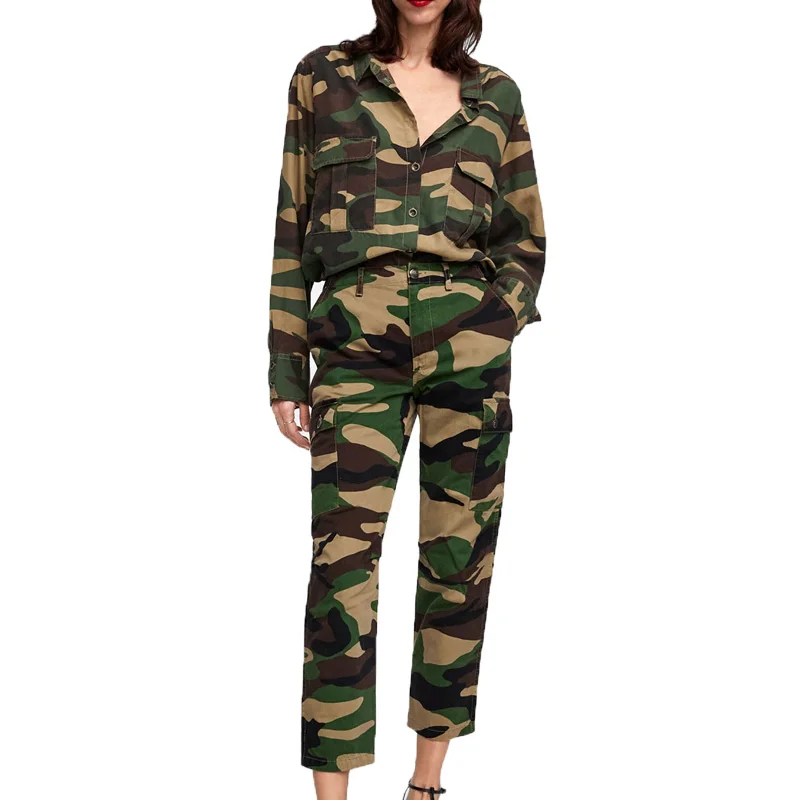 davidyue fashion pants and blouse set autumn casual green womens clothing two piece set camouflage suits women 2 piece set
davidyue fashion pants and blouse set autumn casual green womens clothing two piece set camouflage suits women 2 piece set
