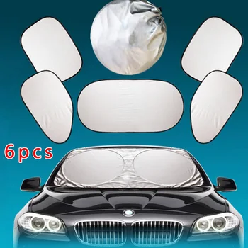 6pcs Car Sunshade Sun Block Visor Anti-UV Waterproof High Quality Auto Side Front Rear Sunshade Protection Accessories
6pcs Car Sunshade Sun Block Visor Anti-UV Waterproof High Quality Auto Side Front Rear Sunshade Protection Accessories