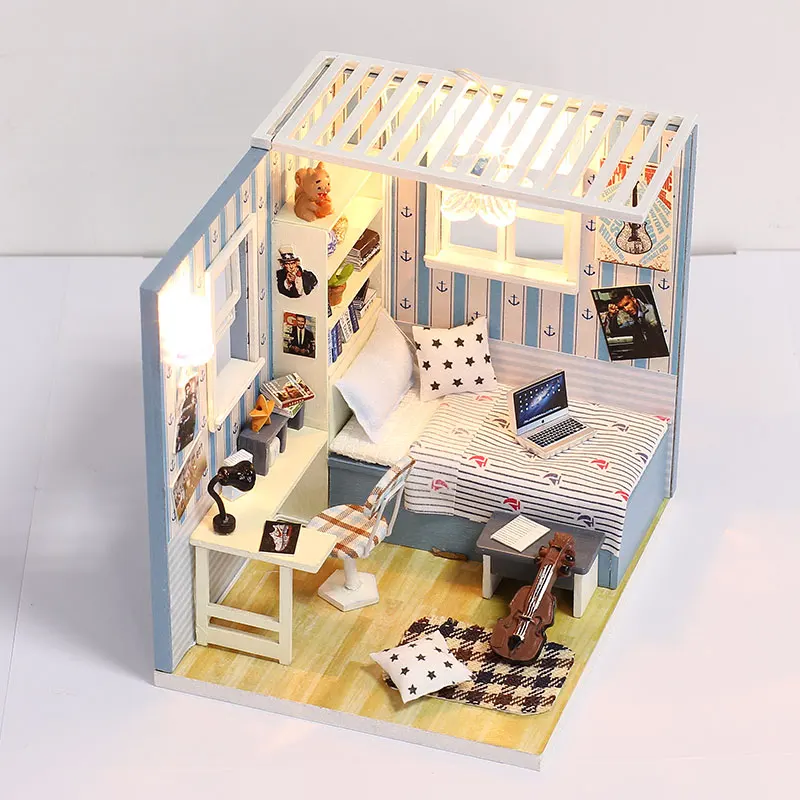 Doll house model toys role play elegant house furnishing Bart's home room children toys kids educational toys
Doll house model toys role play elegant house furnishing Bart's home room children toys kids educational toys