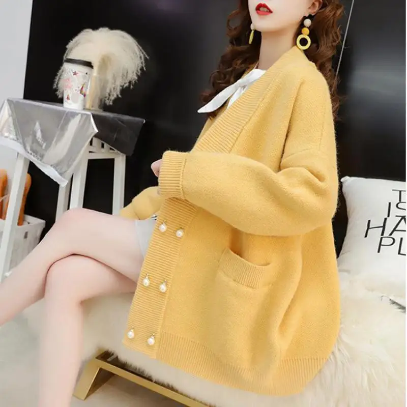 Autumn 2019 New Women's Net Red Section Long Section Cardigan Lazy Wind Sweater Coat Female Loose Sweater
Autumn 2019 New Women's Net Red Section Long Section Cardigan Lazy Wind Sweater Coat Female Loose Sweater