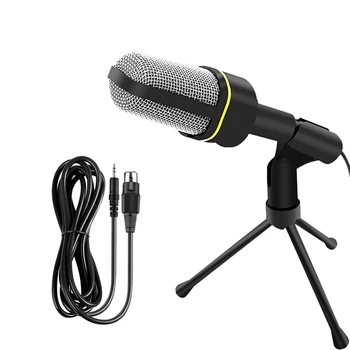 AM05-3.5mm Condenser Microphone Tripod Desktop o Recording Computer PC Phone Mic
AM05-3.5mm Condenser Microphone Tripod Desktop o Recording Computer PC Phone Mic