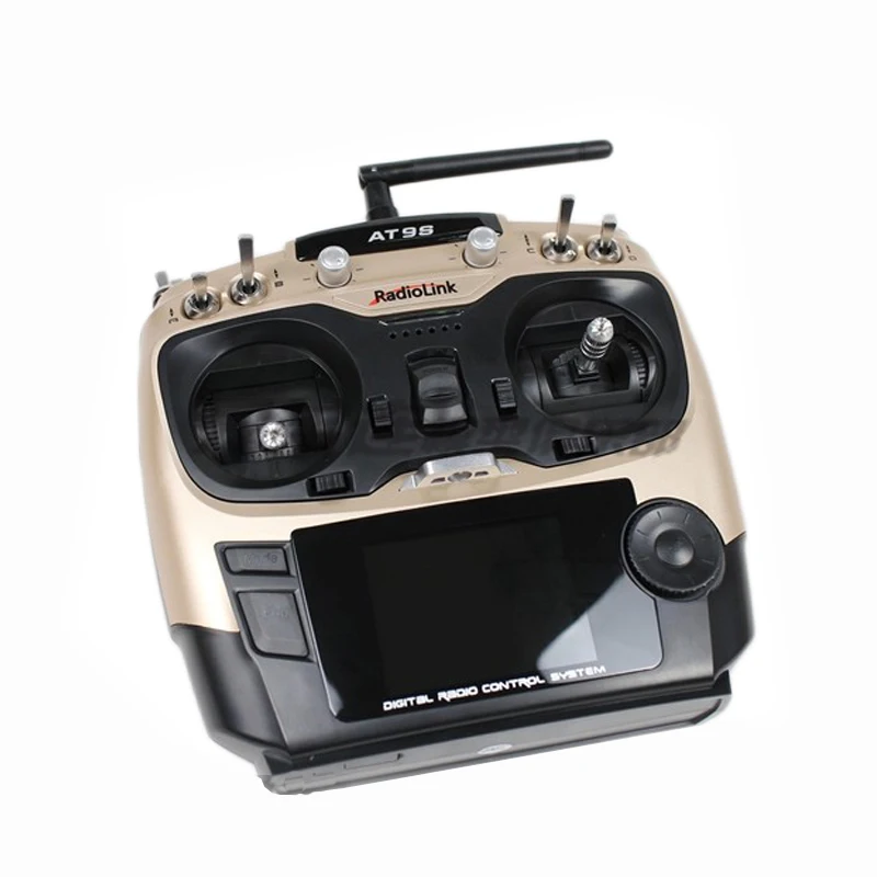 Hot RadioLink AT9S 2.4GHz 10CH AT9 Upgrade Transmitter with R9DS DSSS FHSS Receiver Remote Control for RC Quadcopter Helicopter
Hot RadioLink AT9S 2.4GHz 10CH AT9 Upgrade Transmitter with R9DS DSSS FHSS Receiver Remote Control for RC Quadcopter Helicopter