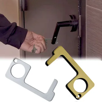 Alloy Portable Clean Hand EDC Door Opener Elevator Handle Key Golden/Silvery To Open Doors& Press The Elevator Tools Button Kit
Alloy Portable Clean Hand EDC Door Opener Elevator Handle Key Golden/Silvery To Open Doors& Press The Elevator Tools Button Kit