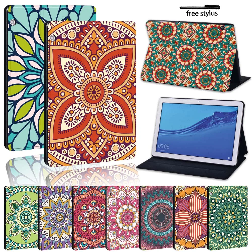 Mandala Folio Leather Tablet Stand Cover Case for Huawei MediaPad T3 8 10/T5 10 Tablet Shockproof Hard Shell Protective Case
Mandala Folio Leather Tablet Stand Cover Case for Huawei MediaPad T3 8 10/T5 10 Tablet Shockproof Hard Shell Protective Case