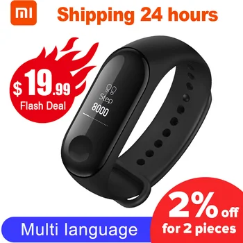 Xiaomi MiBand 3 Mi band 3 Fitness Tracker Heart Rate Monitor 0.78'' OLED Display Bluetooth 4.2 For Android IOS
Xiaomi MiBand 3 Mi band 3 Fitness Tracker Heart Rate Monitor 0.78'' OLED Display Bluetooth 4.2 For Android IOS