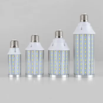 

85V-265V Aluminum LED Corn light lamp No Flicker 15W 20W 25W 30W 35W 40W 45W E27 B22 5730SMD Cooling High Power Bulb