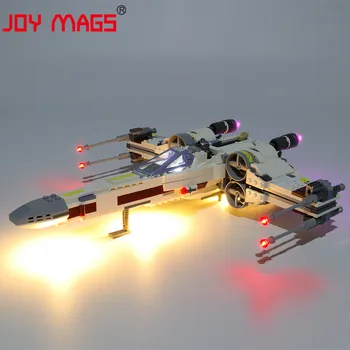 JOY MAGS Only Led Light Kit For 75218 Star War X-Wing Star fighter Lighting Set Compatible With 5145 (NOT Include Model)