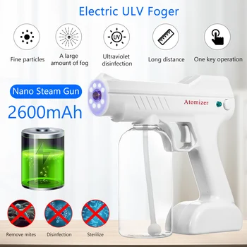 Electric Sprayer Fogger Machine Steam Gun Spray Machine Atomizer with Blue Light 800ml Ultra Fine Atomizing Sprayer Car School
Electric Sprayer Fogger Machine Steam Gun Spray Machine Atomizer with Blue Light 800ml Ultra Fine Atomizing Sprayer Car School