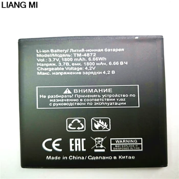 High Capacity 3.7V 1800mAh TM-4872 TM 4872 Li-ion Phone battery For TEXET TM4872 mobile Cell phone with phone holder for gift
High Capacity 3.7V 1800mAh TM-4872 TM 4872 Li-ion Phone battery For TEXET TM4872 mobile Cell phone with phone holder for gift