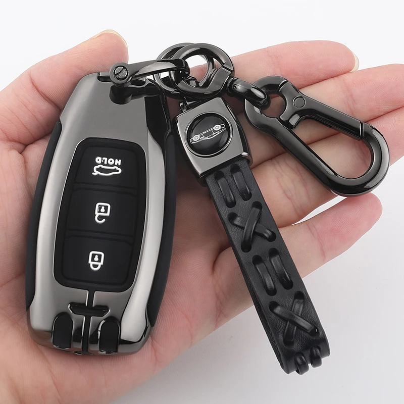 2020 Zinc alloy+Silicone Car Key Cover Case Shell For Hyundai Santa Fe TM I30 Solaris Azera Elantra Grandeur Accent 17 2018 2019
2020 Zinc alloy+Silicone Car Key Cover Case Shell For Hyundai Santa Fe TM I30 Solaris Azera Elantra Grandeur Accent 17 2018 2019