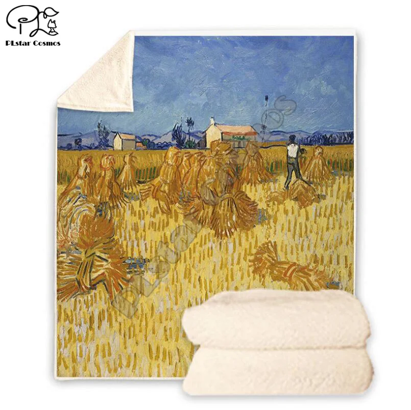 Plstar Cosmos Van Gogh Oil Painting funny character Blanket 3D print Sherpa Blanket on Bed Home Textiles Dreamlike style-6
Plstar Cosmos Van Gogh Oil Painting funny character Blanket 3D print Sherpa Blanket on Bed Home Textiles Dreamlike style-6