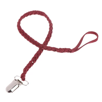 Baby Leather Pacifier Clips Soother Chain Dummy Clip Soother Nipple Leash Strap 
Baby Leather Pacifier Clips Soother Chain Dummy Clip Soother Nipple Leash Strap