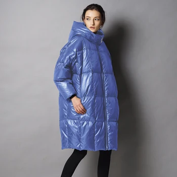 Rlyaeiz Brand New Women Winter Coat 2019 Fashion Loose Winter White Duck Down Jackets Women Parka Hooded Glossy Warm Long Coat
Rlyaeiz Brand New Women Winter Coat 2019 Fashion Loose Winter White Duck Down Jackets Women Parka Hooded Glossy Warm Long Coat