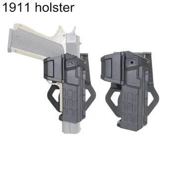 Tactical Pistol Holsters for Glock 17 18 22 colt 1911 with Flashlight Airsoft Movable Gun Holster hunting accessories
Tactical Pistol Holsters for Glock 17 18 22 colt 1911 with Flashlight Airsoft Movable Gun Holster hunting accessories