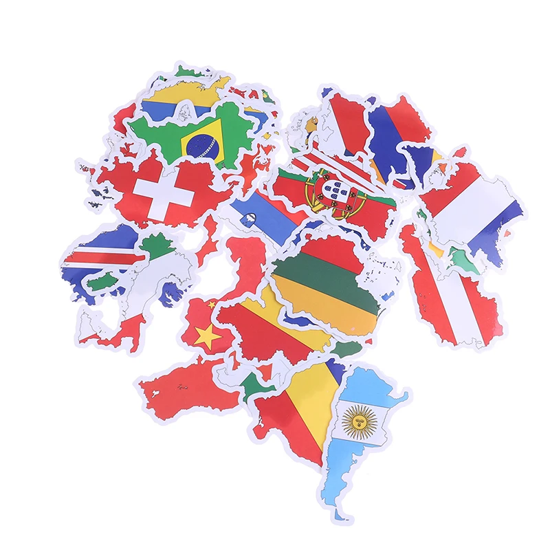 50 PCS Countries Map Travel Sticker to DIY Scrapbooking Suitcase Laptop Car Motorcycle National Flags Stickers Toys for Children
50 PCS Countries Map Travel Sticker to DIY Scrapbooking Suitcase Laptop Car Motorcycle National Flags Stickers Toys for Children