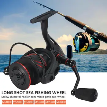 Fishing Reel Durable Practical Black Red Embedded 13+1BB Left Right Interchange Metal Rocker Spool Gear Spinning Wheel
Fishing Reel Durable Practical Black Red Embedded 13+1BB Left Right Interchange Metal Rocker Spool Gear Spinning Wheel